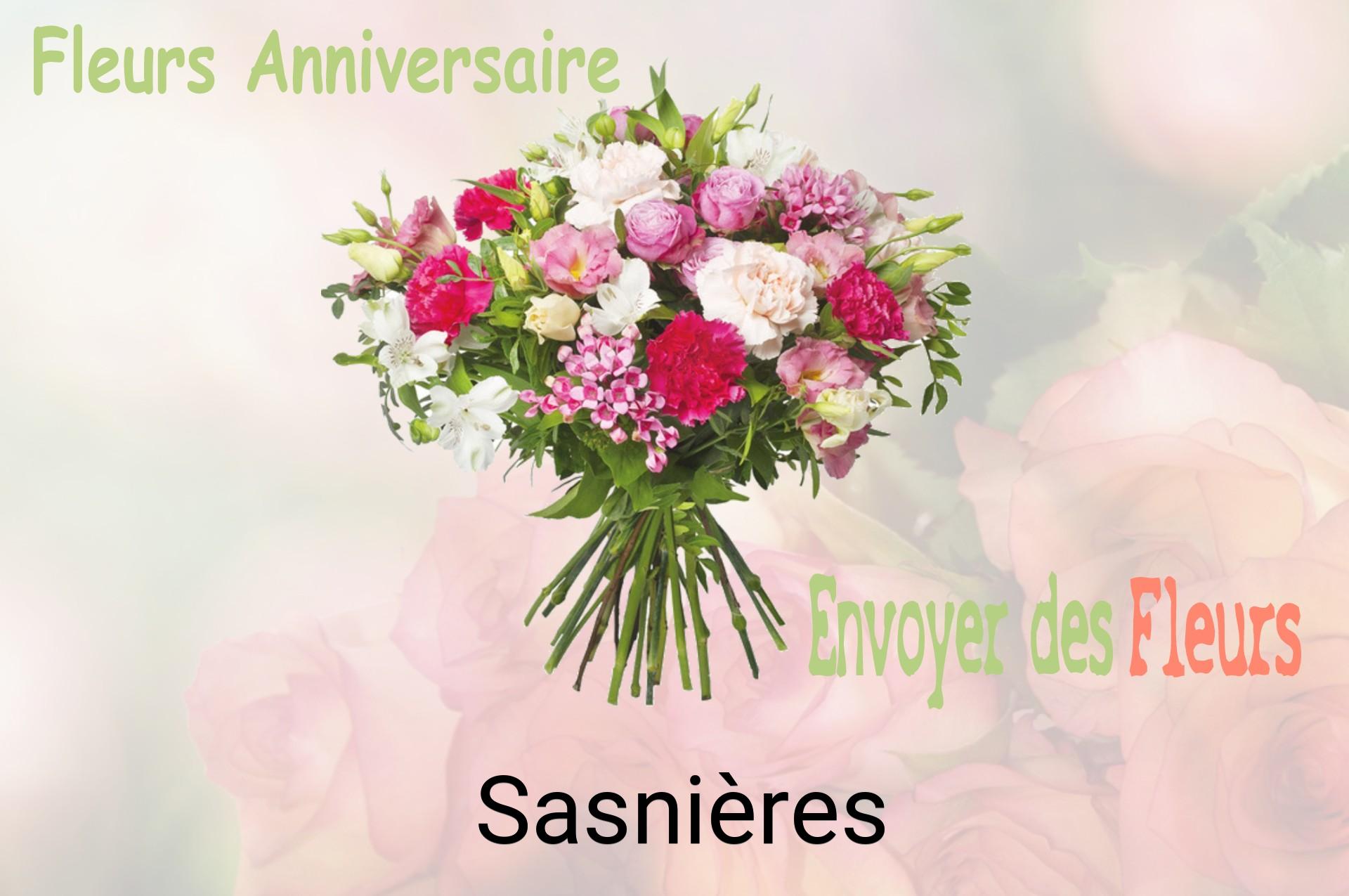 Bouquet de fleurs d’anniversaire livré à Sasnières